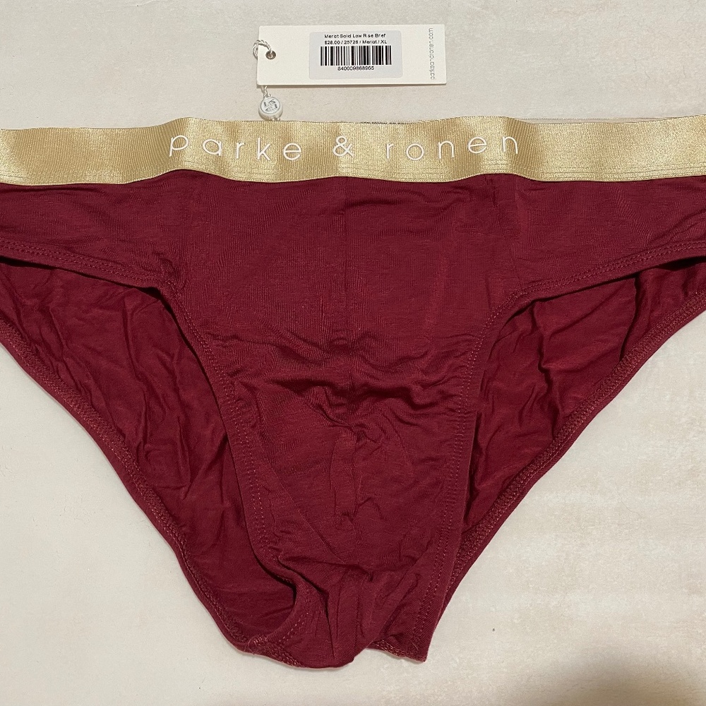 Parks & Ronen - Merlot Solid Low Rise Brief